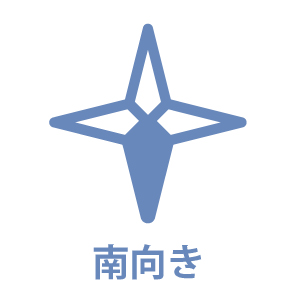 南向き
